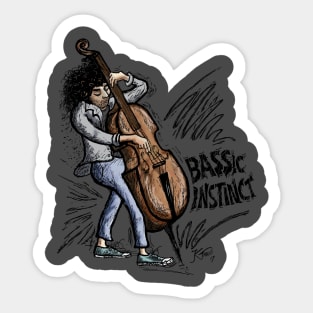 BASSic Instinct Sticker